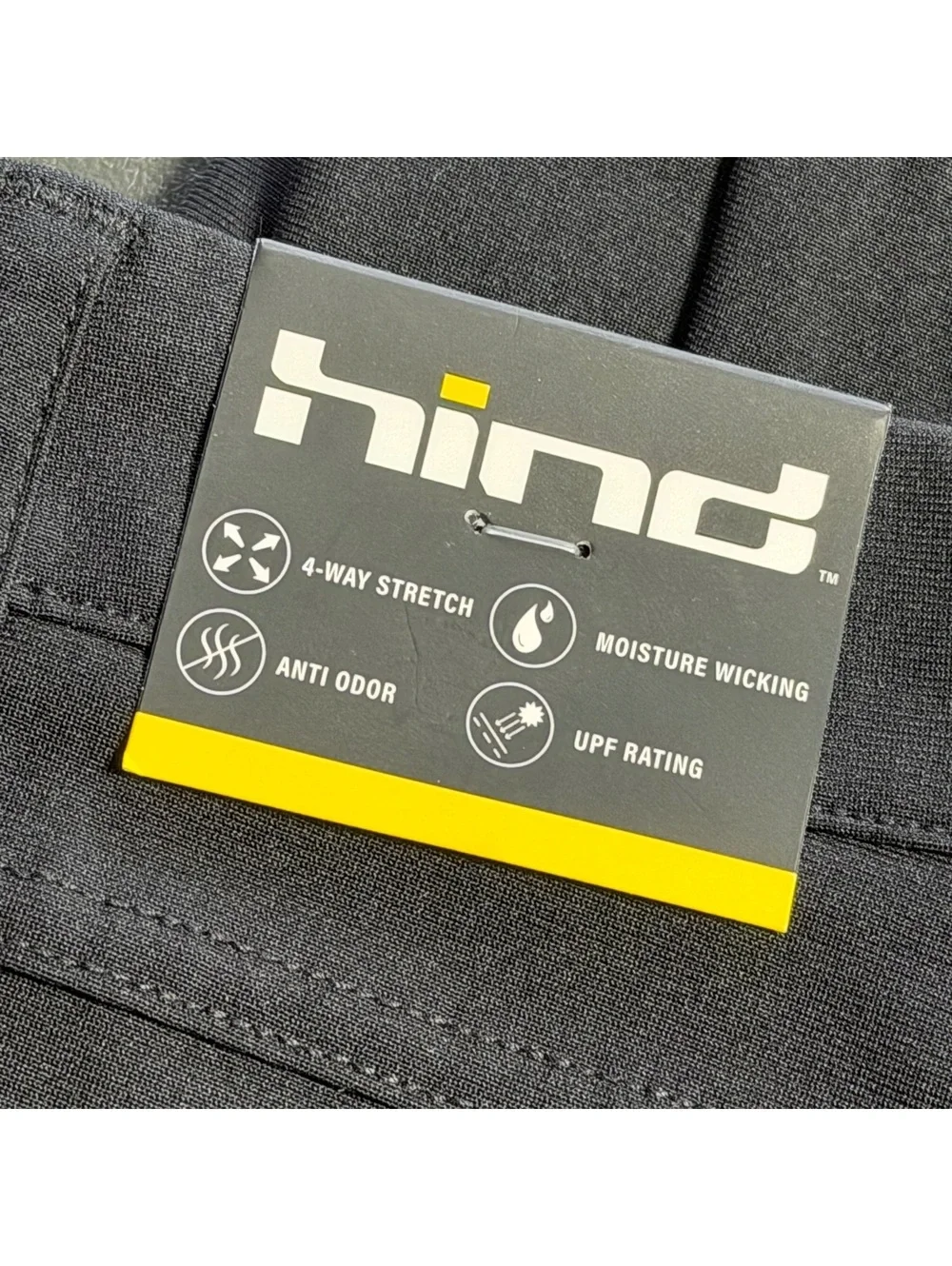 HIND black Tricot Prime time pant stretch UPF 50 moisture wicking golf pants NWT